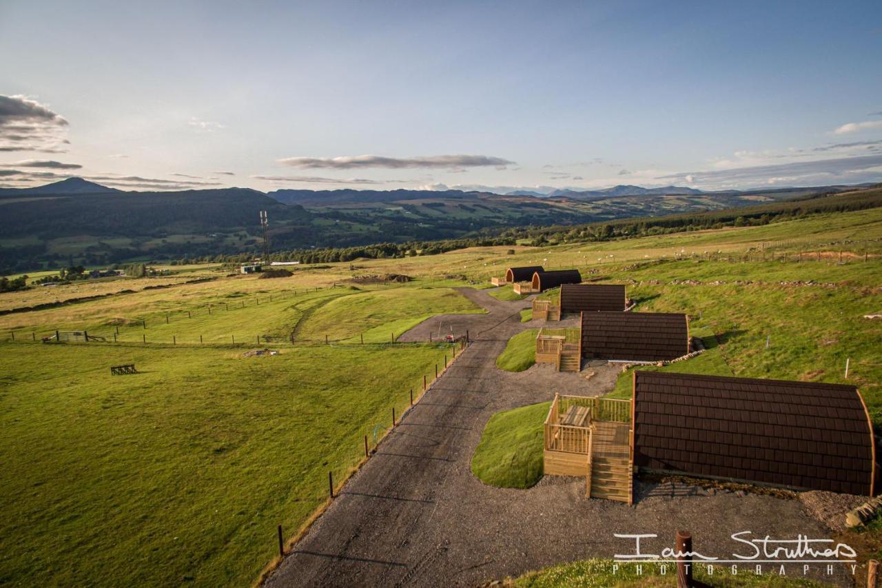 Appartement Lawers Luxury Glamping Pet Friendly Pod At Pitilie Pods à Aberfeldy Extérieur photo